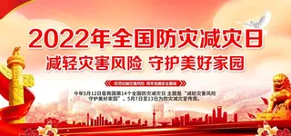 防灾减灾日图片