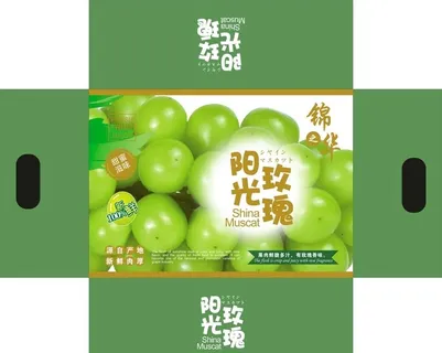 水果包装展开图图片
