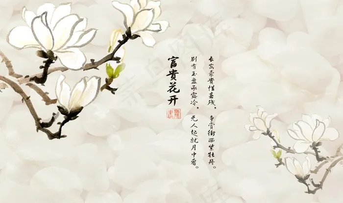 富贵花开图片