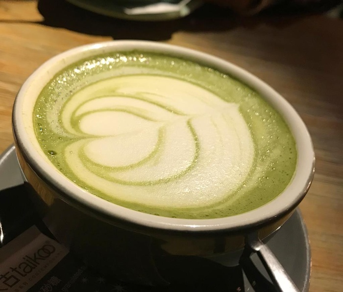 抹茶拿铁图片
