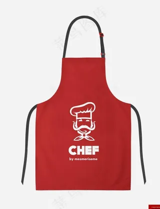 围裙 餐饮 厨房 样机 智能图片