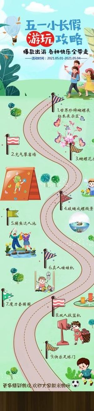 五一游玩长图攻略图片