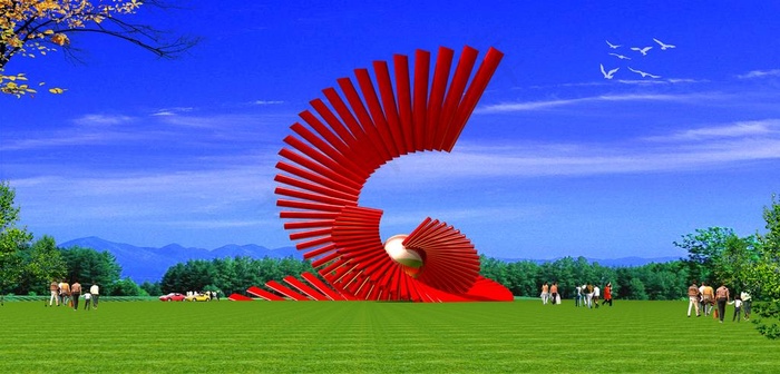 雕塑 雕塑设计 模型 效果图图片