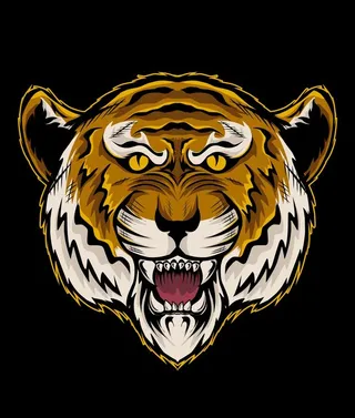 卡通虎年 2022  老虎头像图片