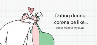 戴口罩情侣图片