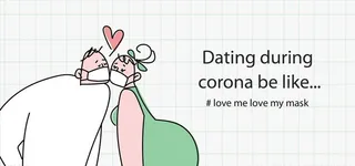 戴口罩情侣图片