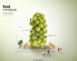 创意果蔬海报图片