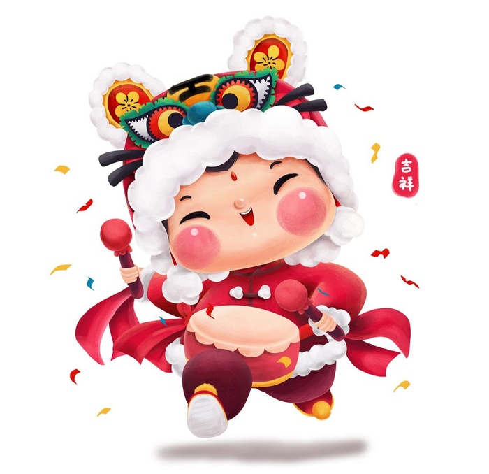 虎帽娃娃图片