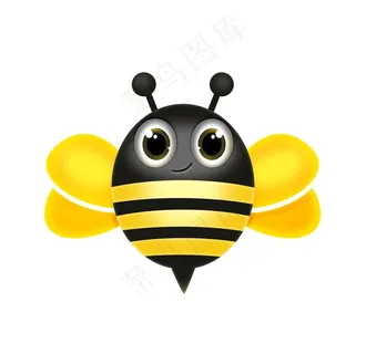 卡通蜜蜂正面图片