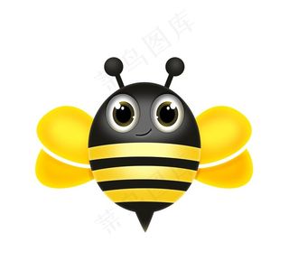 卡通蜜蜂正面图片