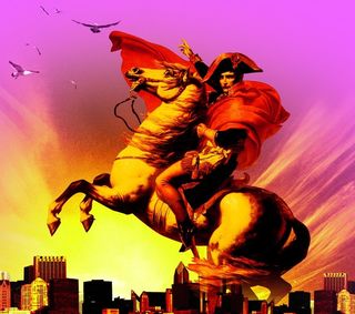 炫彩拿破仑装饰画图片