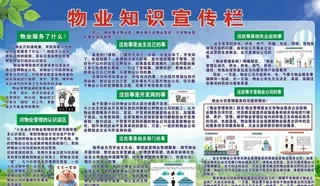 物业知识宣传栏图片
