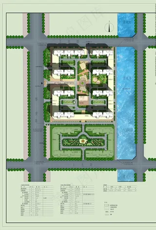 总图 平面图 规划设计总平面图片