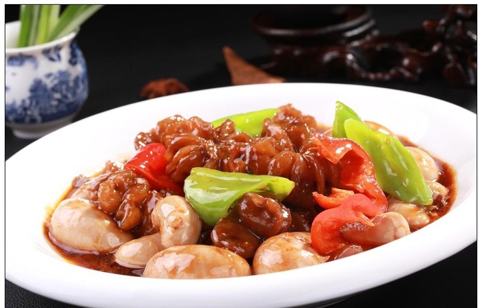 牛鞭炒鸡腰图片