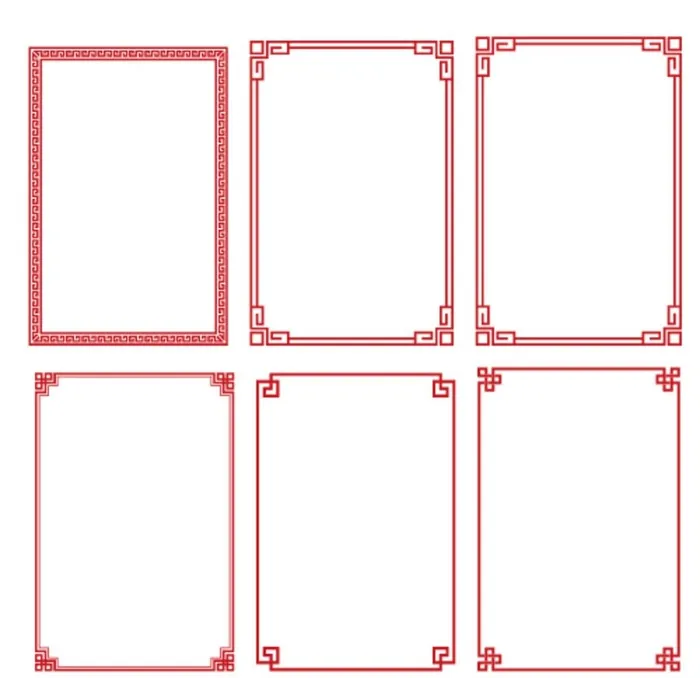 中国风边框  图片ai矢量模版下载