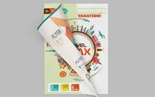 画册杂志样机图片