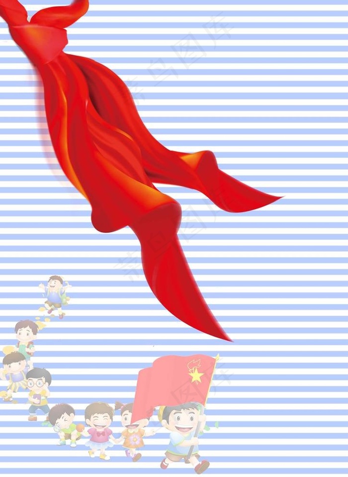 红领巾背景图片