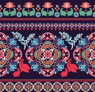 少数民族传统花纹图案图片