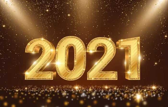 2021金色字体图片ai矢量模版下载