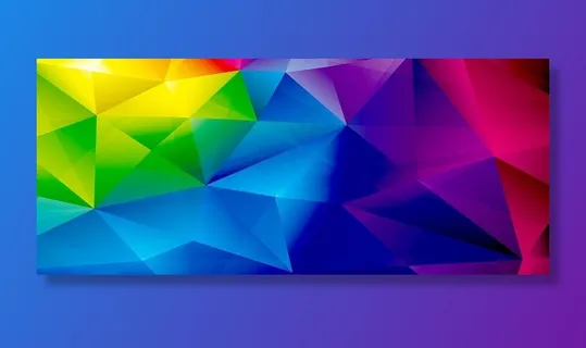 彩色渐变 彩色背景 晶格背景图片