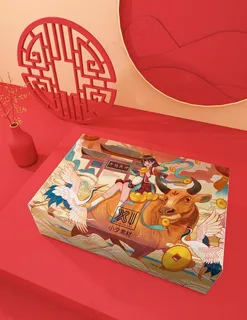 国潮包装样机图片