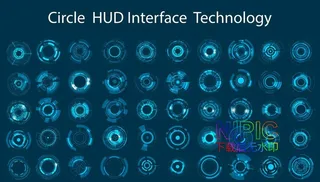 高科技边框图片
