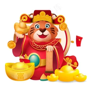 虎年卡通形象图片
