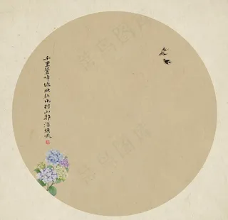 中国风工笔画背景图片