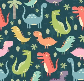 卡通恐龙           图片