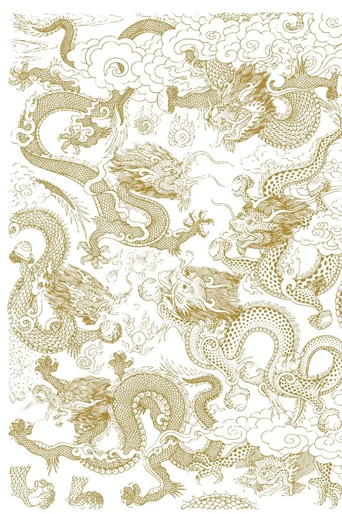 龙纹图片(3492x5000)psd模版下载