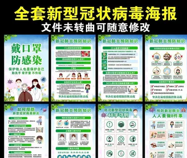 返岗复工预防新型冠状病毒海报图片 返岗复工预防新型冠状病毒海报图片