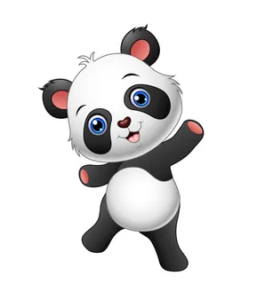 卡通小熊猫图片