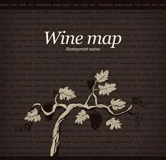 酒吧菜单封面设计矢量图片