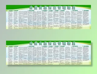 食堂食品安全管理制度图片