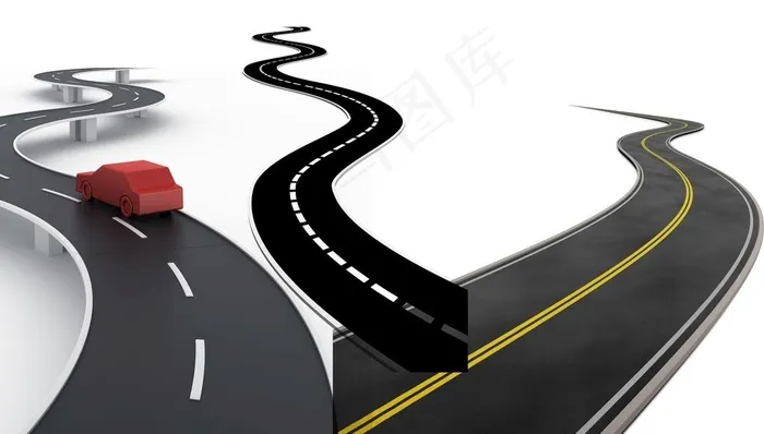 公路素材图片psd模版下载