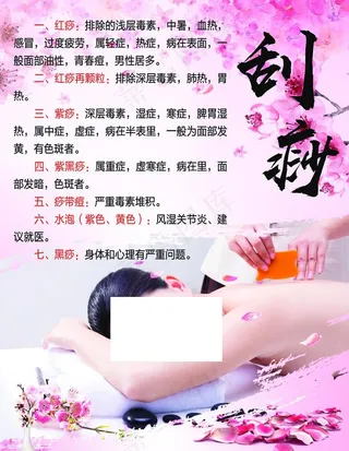 推拿 刮痧 拔罐 养生 海报图片