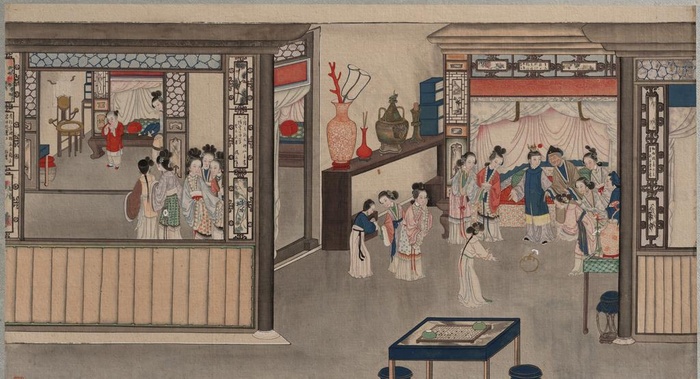 国画人物图片