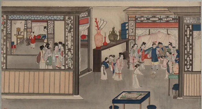 国画人物图片