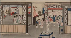国画人物图片