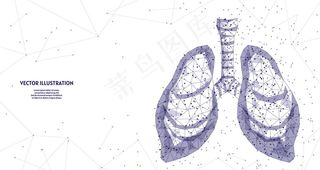 科技肺部图片