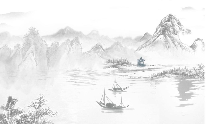 山水如画图片(1550x985)psd模版下载