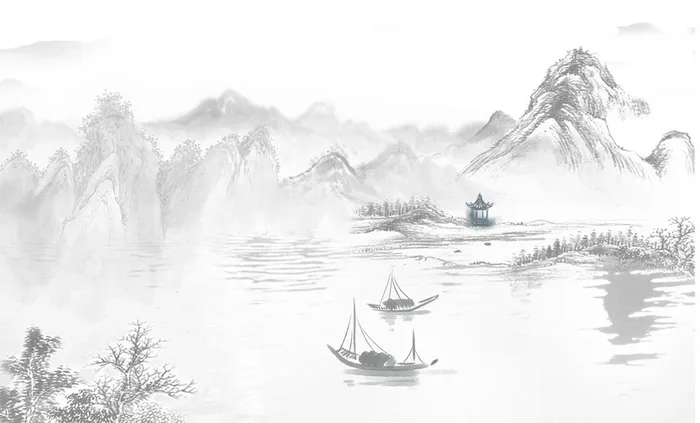 山水如画图片(1550x985)psd模版下载