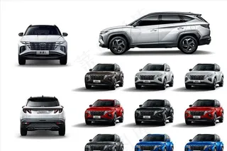 北京现代2021途胜L抠图图片