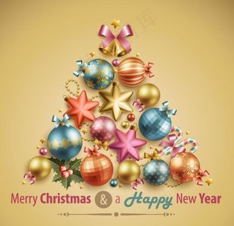 圣诞矢量创意圣诞树图片