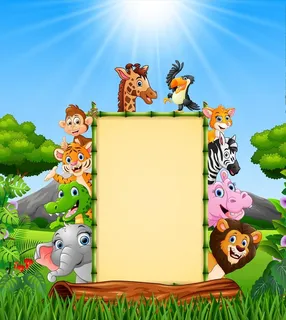 卡通动物宣传栏图片 卡通动物宣传栏图片