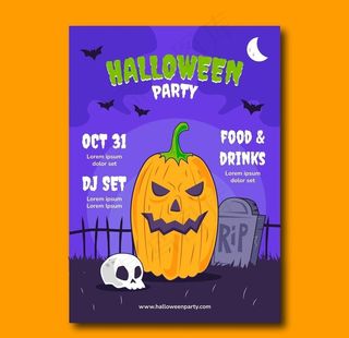 万圣节海报图片