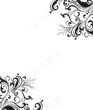 底纹对角花图片