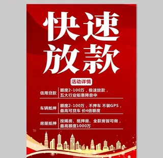 贷款海报图片