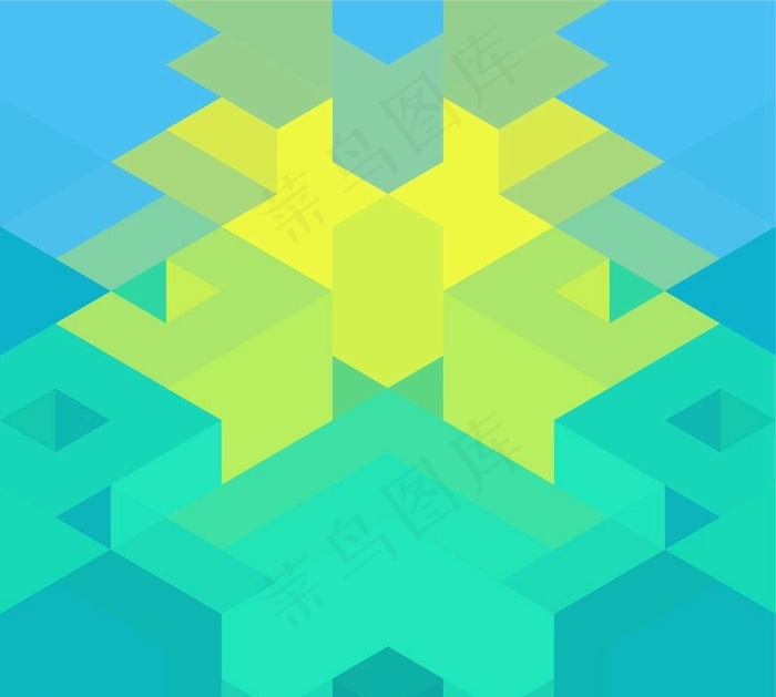 万花筒几何背景图片