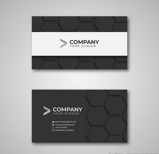 黑色名片背景图片